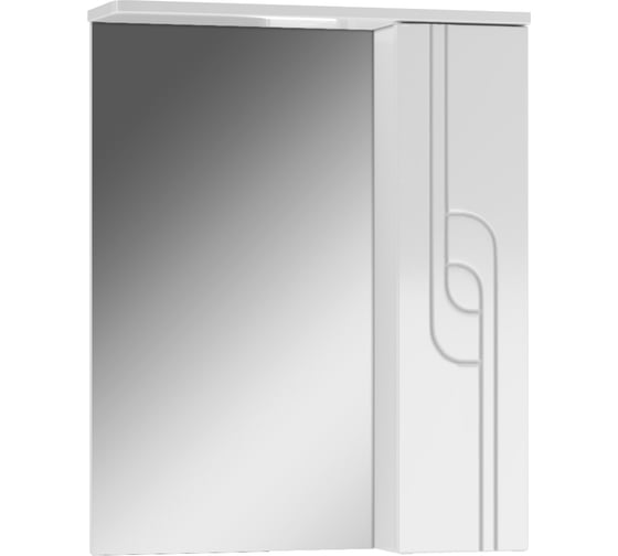 Изображение товара Шкаф-зеркало Айсберг Лилия 55 правый DA2007HZ