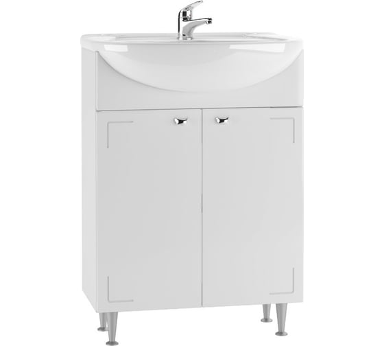 Изображение товара Тумба под умывальник Айсберг Уют 60 Классик без ящика DA1022T