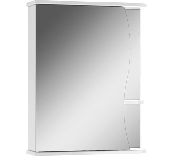 Изображение товара Шкаф-зеркало Айсберг Волна 1-55 левый DA1032HZ