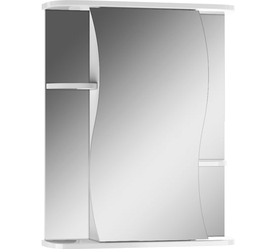 Изображение товара Шкаф-зеркало Айсберг Волна 2-55 правый DA1039HZ