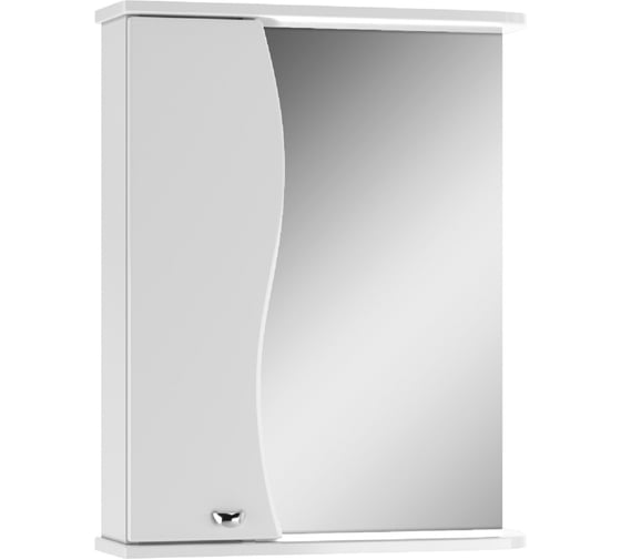 Изображение товара Шкаф-зеркало Айсберг Волна 55 левый DA1044HZ