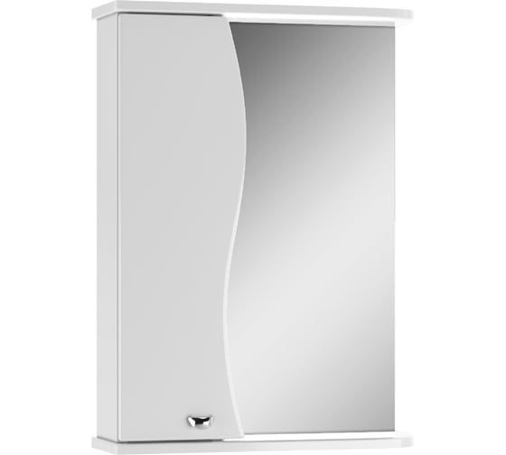 Изображение товара Шкаф-зеркало Айсберг Волна 50 левый DA1042HZ