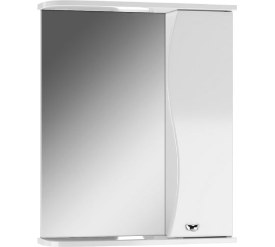 Изображение товара Шкаф-зеркало Айсберг Волна 55 правый DA1045HZ