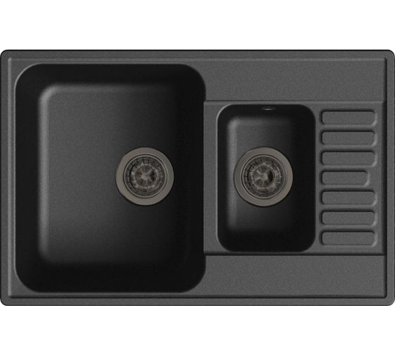 Изображение товара Кухонная мойка Lex St.Moritz 740 Black RULE000038