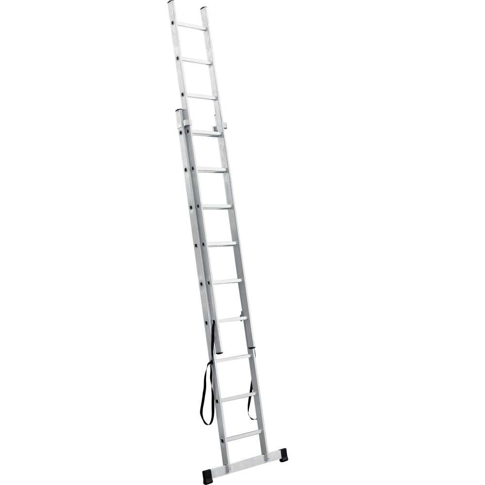 универсальная алюминиевая двухсекционная лестница ремоколор Алюминиевая двухсекционная лестница UFUK