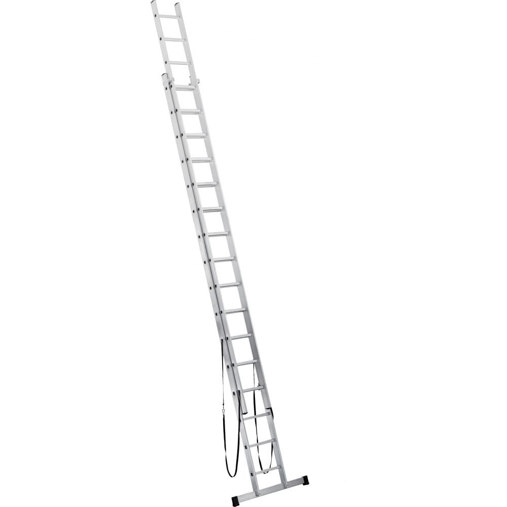 Алюминиевая двухсекционная лестница UFUK лестница двухсекционная сибин 38823 11 11 ступеней