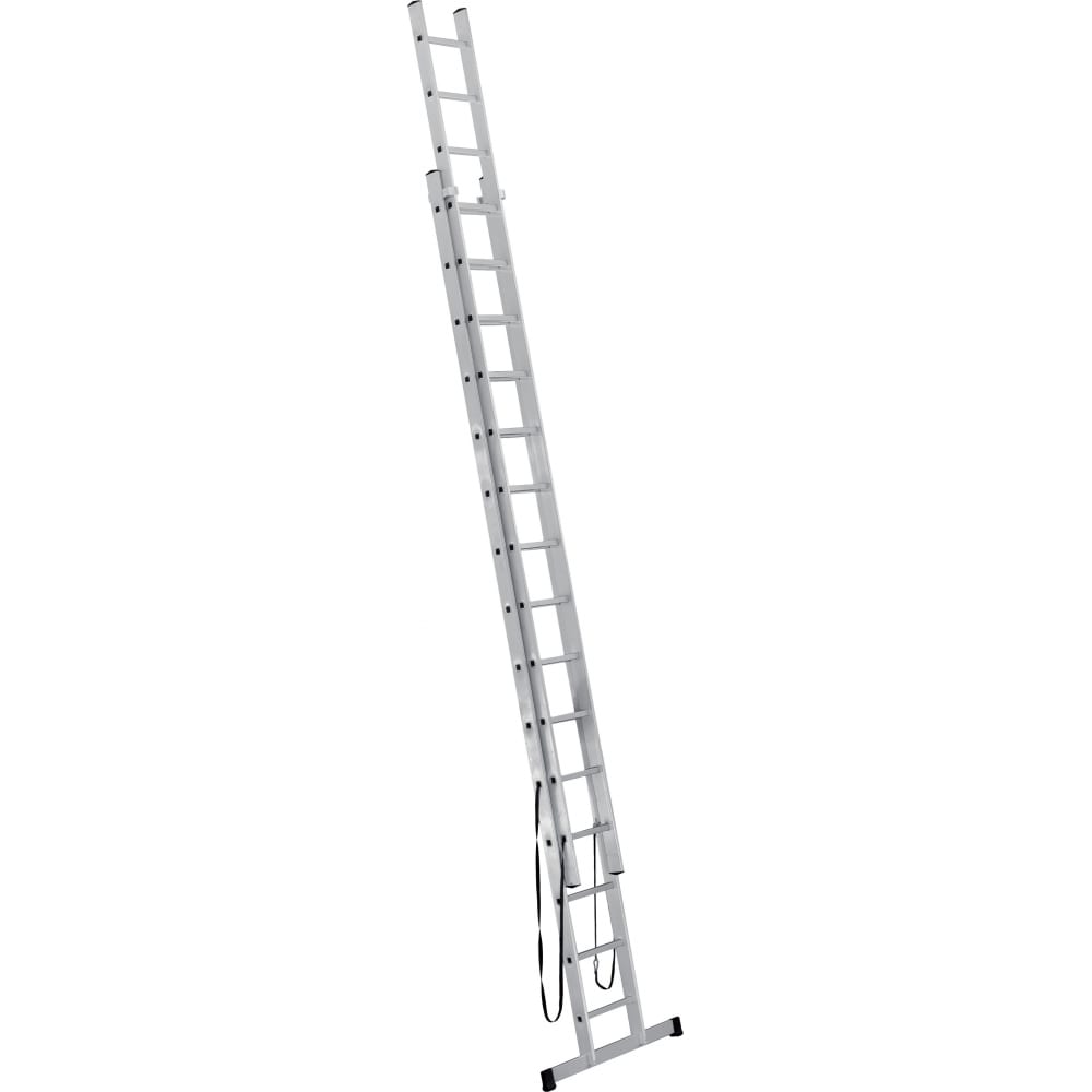 Алюминиевая двухсекционная лестница UFUK лестница двухсекционная сибин 38823 11 11 ступеней