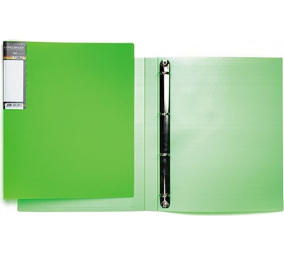 Изображение товара Пластиковая папка Hatber HD на 4-х кольцах, А4, корешок 25 мм DIAMOND N 20 шт 035330