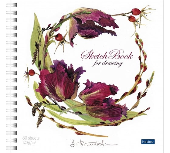 Изображение товара Тетрадь Hatber Premium SketchBook 80л, А5, 170x170 мм, 120г/кв.м 12 шт 049285