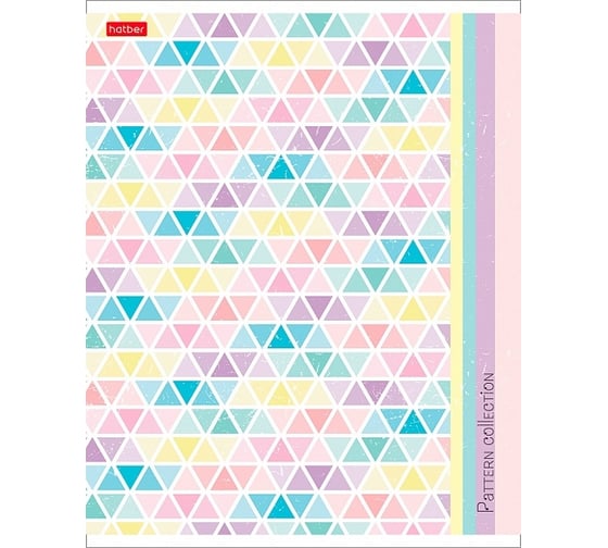 Изображение товара Тетрадь Hatber 48л А5 линия, на скобе 5 диз.в блоке скругл.углы 10 шт 47009