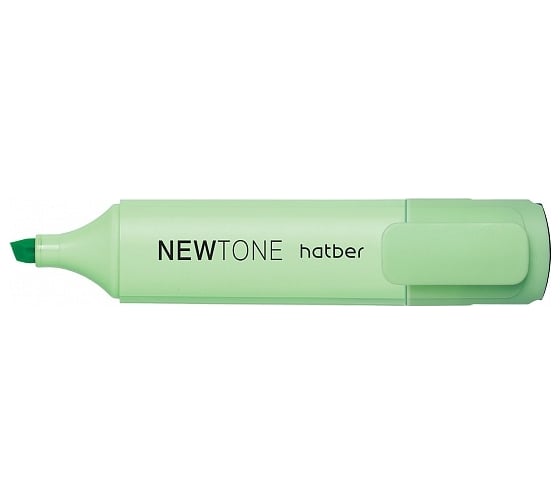Изображение товара Текстовыделитель Hatber NEWtone PASTEL клиновидный пишущий узел, мятный, 12 шт 060875