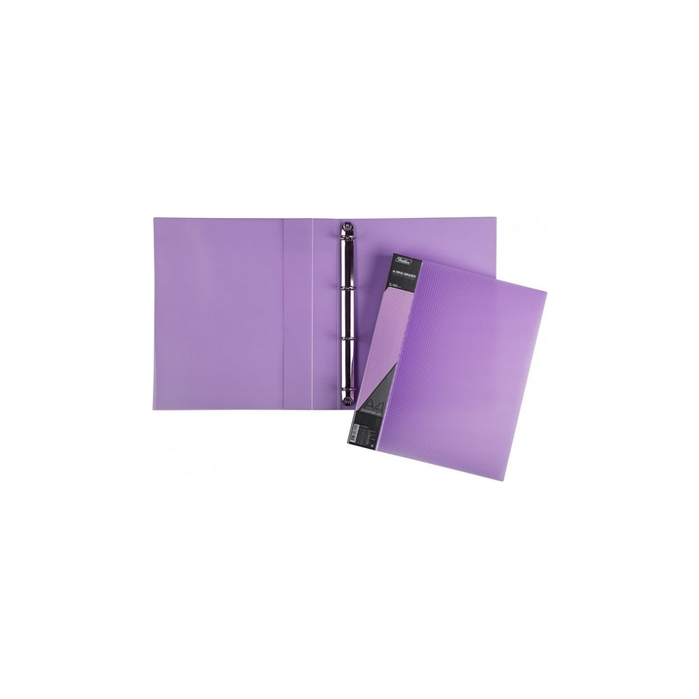 Пластиковая папка Hatber папка с ручками а4 360 х 270 х 80 мм текстильная внутренний карман фиолетовый 1ш48