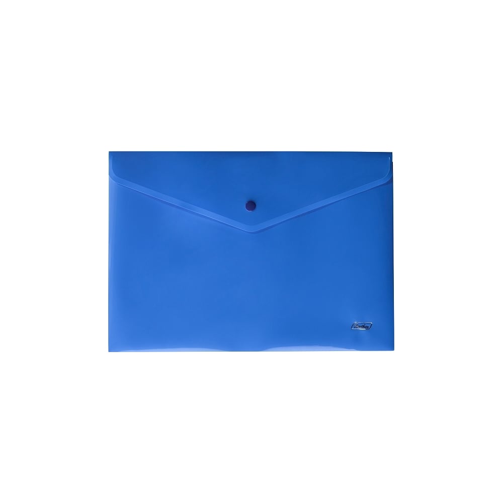 Пластиковая папка-конверт Hatber папка а4 325 х 230 х 25 мм 0 5 мм пластиковая молния вокруг ная офис пм а4 11 голубая