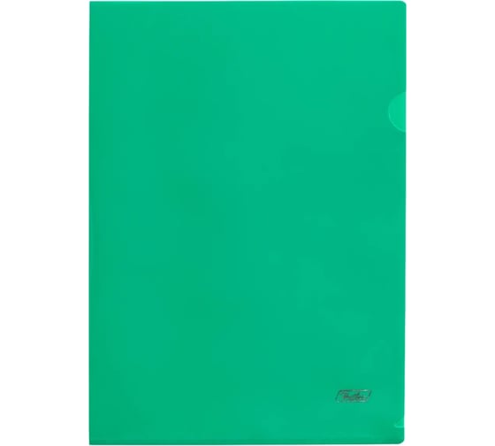 Изображение товара Пластиковая папка-уголок Hatber А4 180мкм, непрозрачная, зеленая, 20 шт 051430