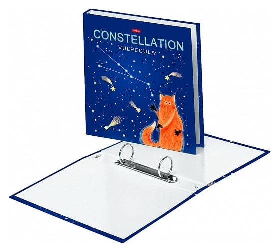 Изображение товара Папка Hatber А5, на 2-х кольцах мат.ламин. 3D фольга , Приходи считать, 12 шт 070899