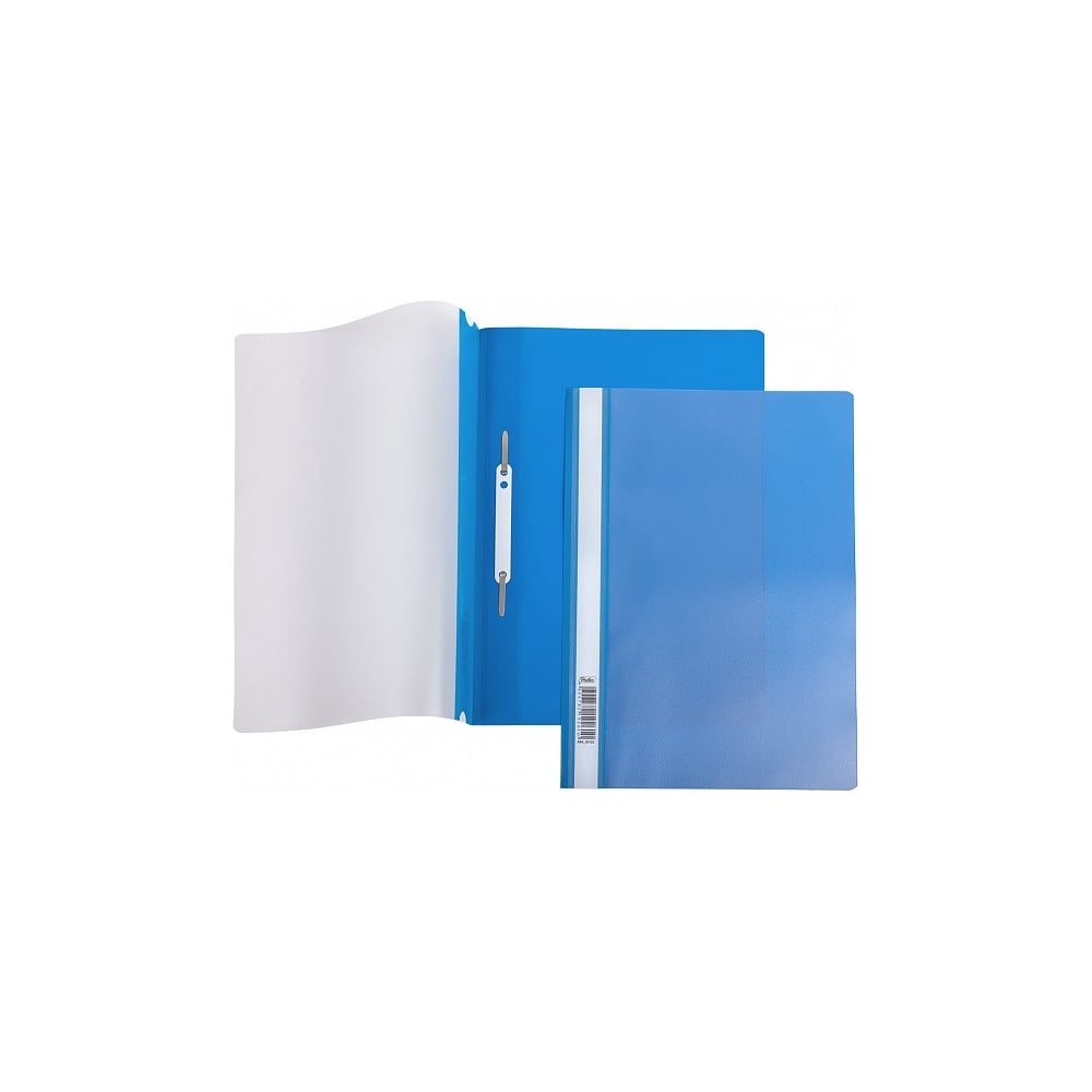 Папка-скоросшиватель Hatber фотоальбом магнитный на 30 листов 23х28 см синий