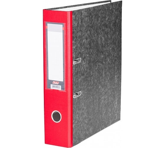 Изображение товара Папка-регистратор Hatber с арочным механизмом А4, с карманом на корешке, упак. 20 шт. 044886