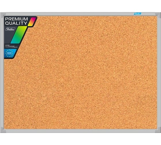 Изображение товара Пробковая доска Hatber 45x60см кнопки в комплекте 047576