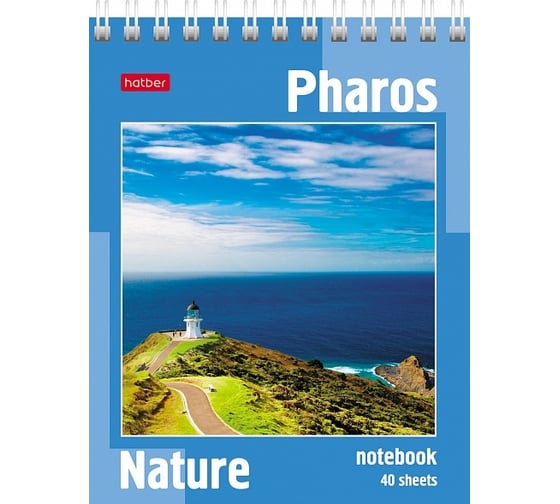 Изображение товара Блокнот Hatber 40л, А6, 65г/кв.м, клетка, обложка мелованный картон, УФ-лак 6 шт 004668