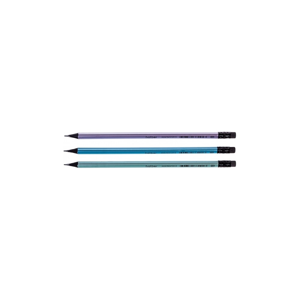 Чернографитный карандаш Hatber карандаш чернографитный 2 0 мм happy graphix самолеты hв трёхгранный