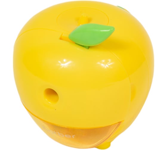 Изображение товара Механическая точилка Hatber с 1-м отверстием, ЯБЛОКО, в блистере, 12 шт 53484