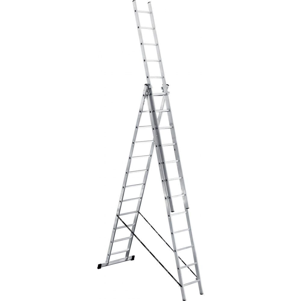 Алюминиевая трехсекционная лестница UFUK лестница ufuk pro 6203