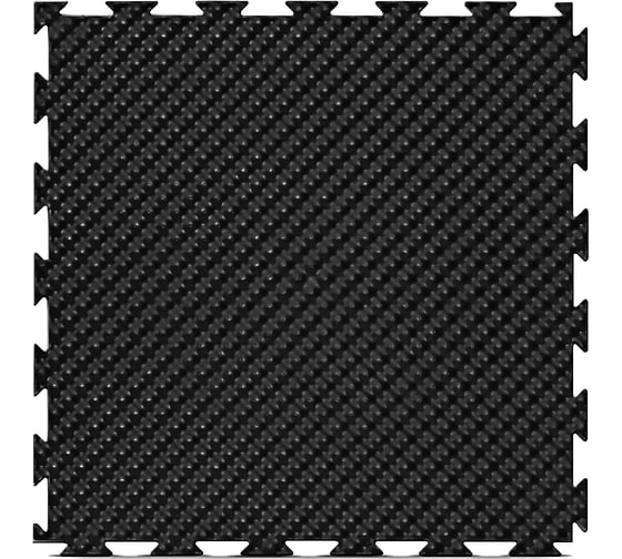 Изображение товара Напольное модульное покрытие ПластФактор FACTOR SPORT (10х375х375 мм; Ral 9005; 12 шт) 4630027111609