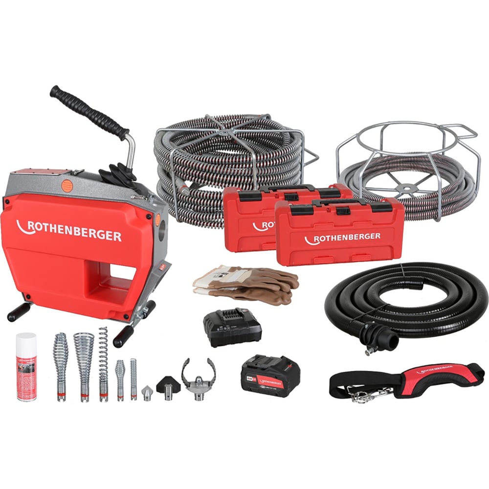 Аккумуляторная машина для прочистки труб R600 VarioClean Rothenberger 1000003346