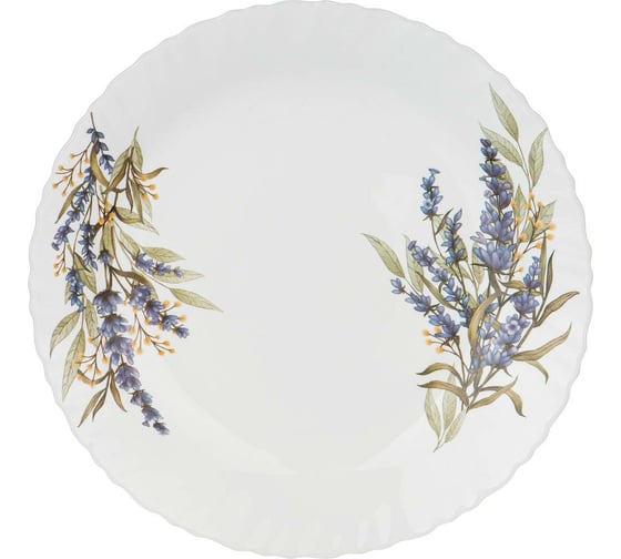 Изображение товара Обеденная тарелка Agness LAVENDER FIELD 25 см 598-054