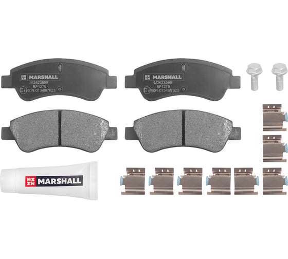 Изображение товара Колодки тормозные дисковые передние Citroen C3/C4 I, II 04-, Peugeot 207 06-/307 MARSHALL M2623599