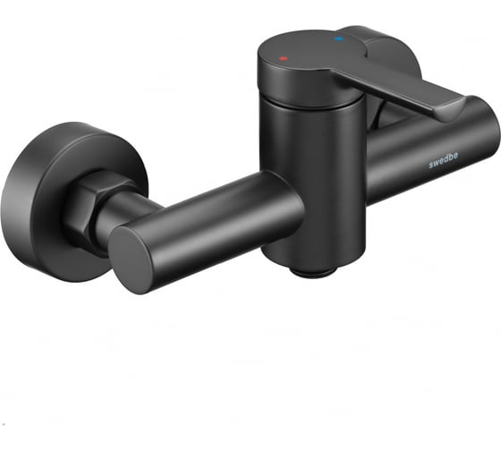 Изображение товара Смеситель для душа Swedbe Diana однорычажный, черный матовый 1020B, EAN 7350078204705