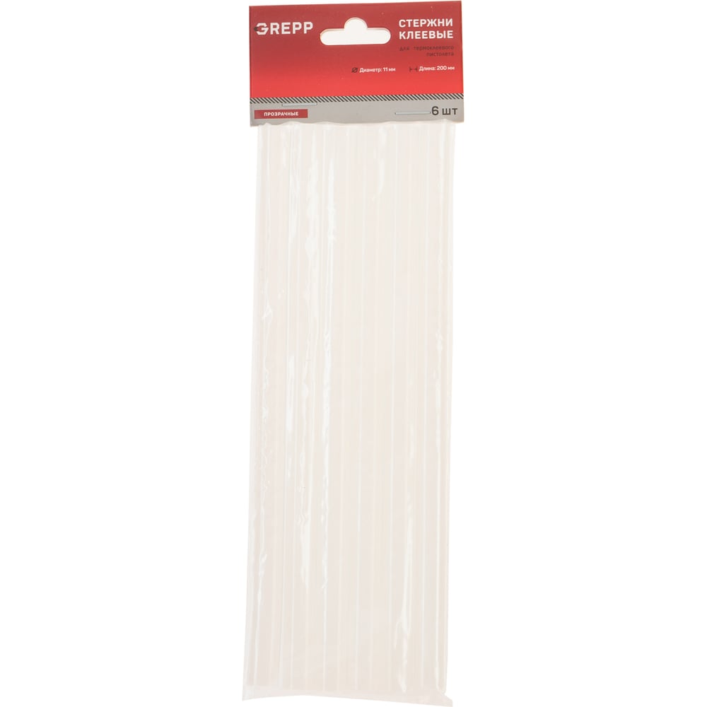 Изображение товара Клеевые стержни Ladina 501-103 6 шт 200 мм универсальные прозрачные
