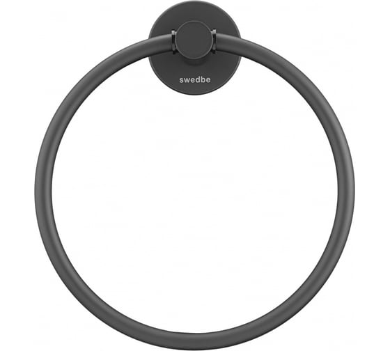 Изображение товара Полотенцедержатель Swedbe Attribut черный матовый 9803B, EAN 7350078204620