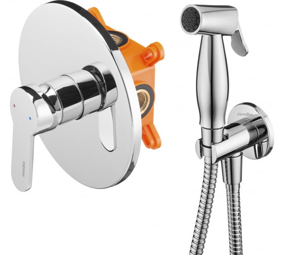 Изображение товара Душ со встроенным смесителем, с монтажным боксом Swedbe 5524 EAN 7350078203210
