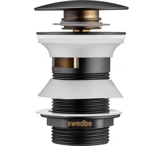 Изображение товара Донный клапан Swedbe Attribut черный матовый 0004 EAN 7350078204668