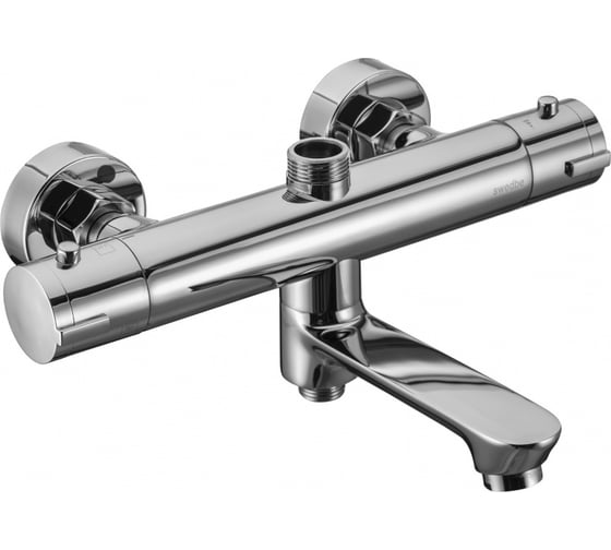 Изображение товара Термостатический смеситель для ванны Swedbe Hermes с верхним подключением семейного душа, 9042