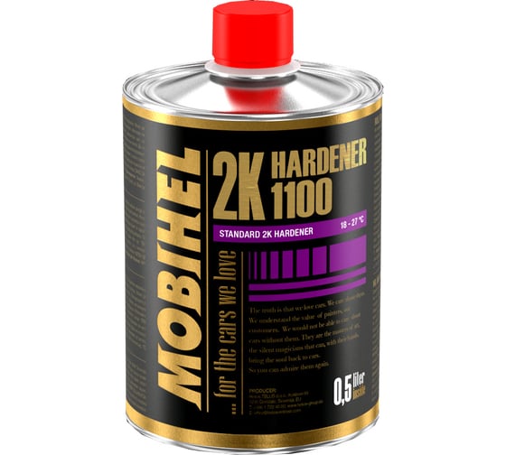 Изображение товара Отвердитель MOBIHEL 2К 1100, 0.5 л 41672261