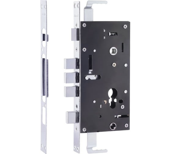 Изображение товара Врезной замок НОРА-М КЗВР-1А автомат, правый, хром 18727