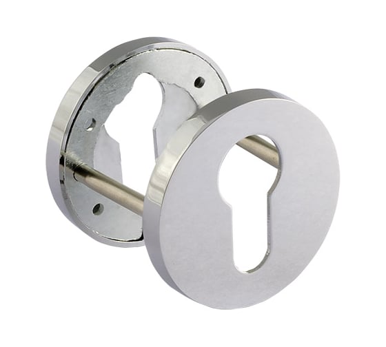 Изображение товара Дверная накладка под цилиндр НОРА-М Slim НК-А - хром 18653