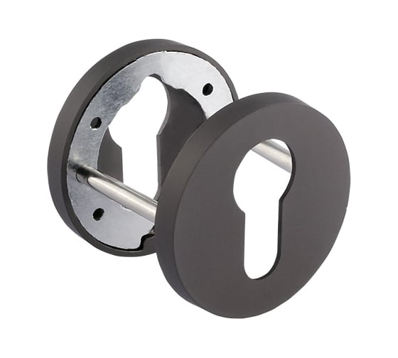 Изображение товара Дверная накладка под цилиндр НОРА-М Slim НК-А - графит 18655