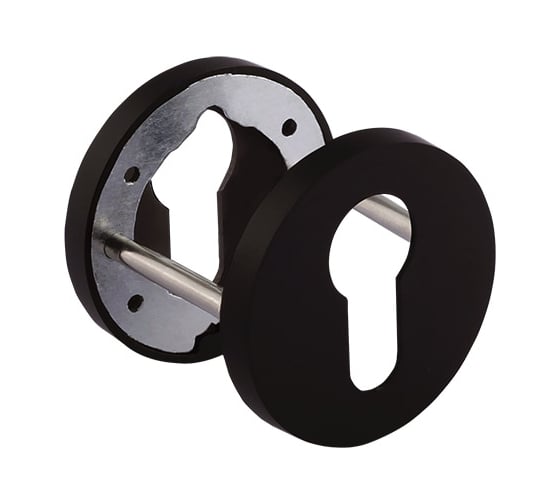 Изображение товара Дверная накладка под цилиндр НОРА-М Slim НК-А - черный 18656