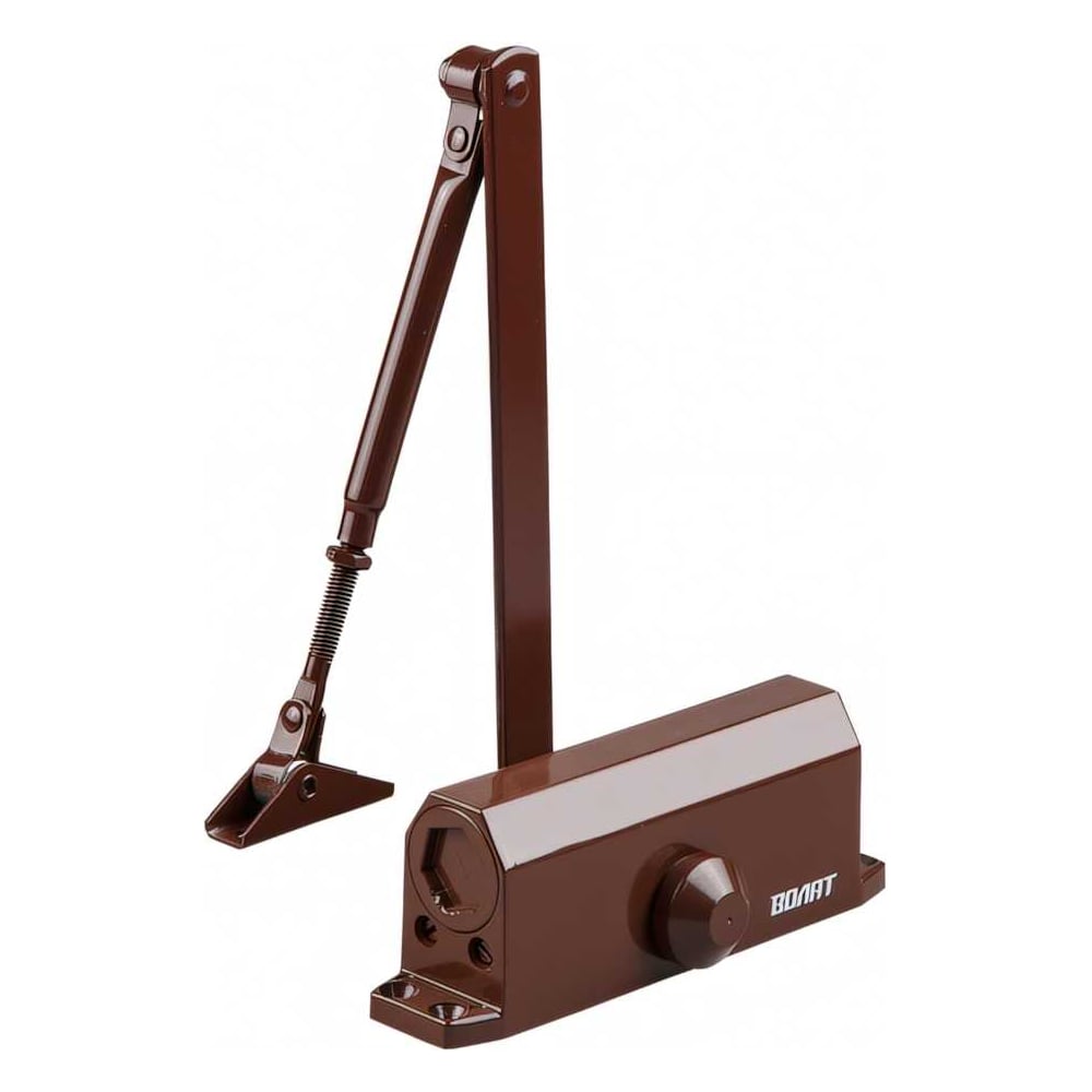 Изображение товара Дверной доводчик ВОЛАТ гидравлический морозостойкий 60-120 кг коричневый 35031-120