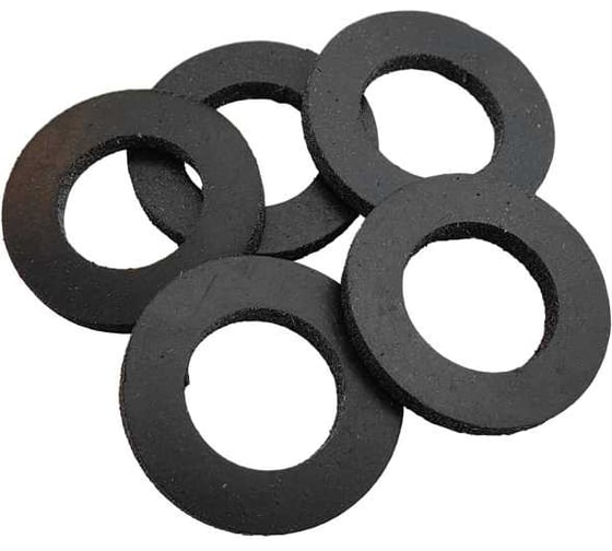 Изображение товара Резиновая прокладка HG 1/2" (11x19x2 мм) 5 шт 1647232