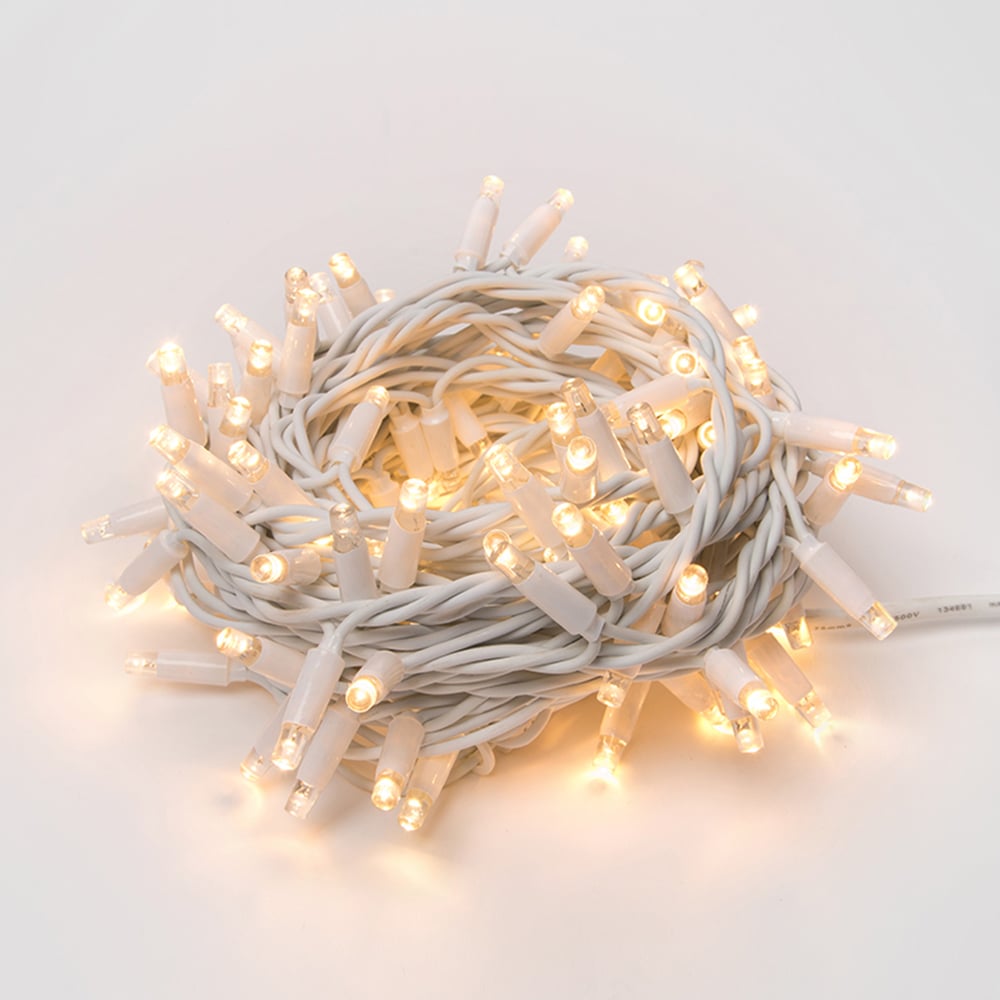 Изображение товара Светодиодная уличная гирлянда Uniel ULD-S1000-120/DWA тепло белая 10 м 120 ламп IP67