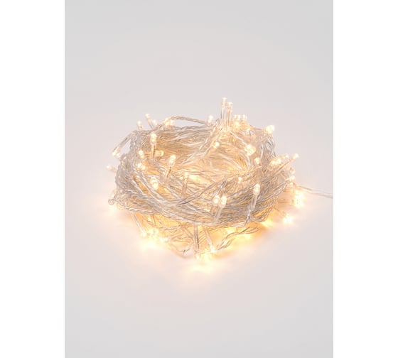 Изображение товара Светодиодная гирлянда Uniel ULD-S1000-100/DTA WARM WHITE, IP20 UL-00007200