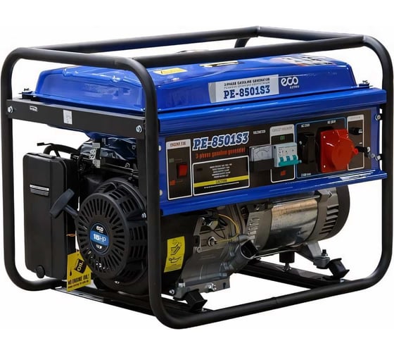 Изображение товара Бензиновый генератор ECO PE-8501S3