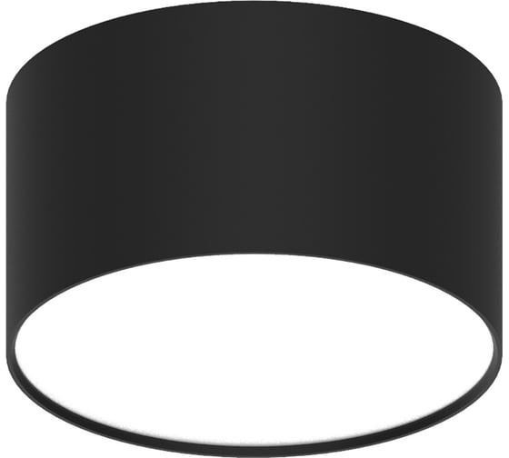 Изображение товара Накладной светильник со светодиодами FERON 20W, 1400Lm, черный (4000К), AL200 Simple matte, 48077