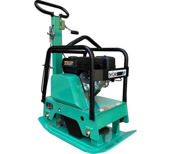 Изображение товара Виброплита GIKS реверсивная модель, двигатель Dinking G200 (6 л.с./бензин) PCR160D