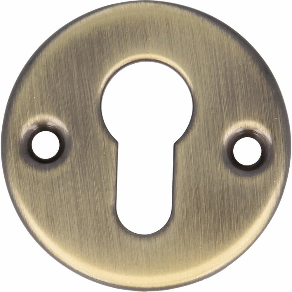 Изображение товара Замочная скважина Amig покрытие антик 21-58 A для евроцилиндра, латунь