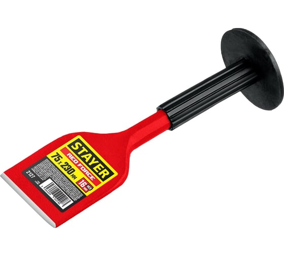 Изображение товара Зубило-конопатка STAYER Red Force с протектором 75x230 мм 2127